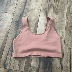 Bra Bundle Pink & Brown Ribbed light sport  lounge bras